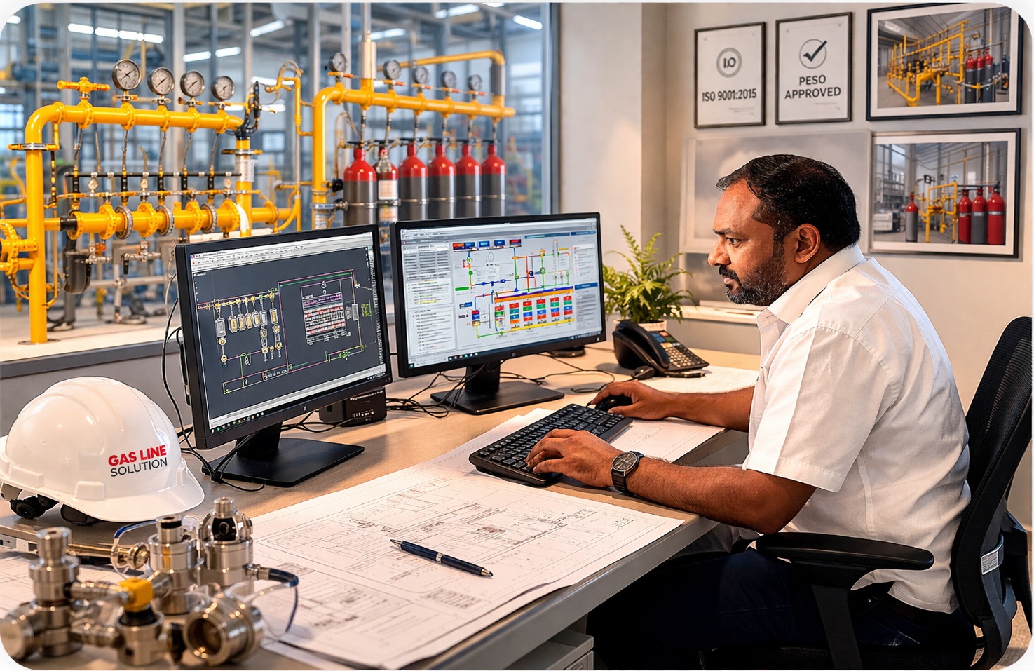 Gas Line Solution Facility